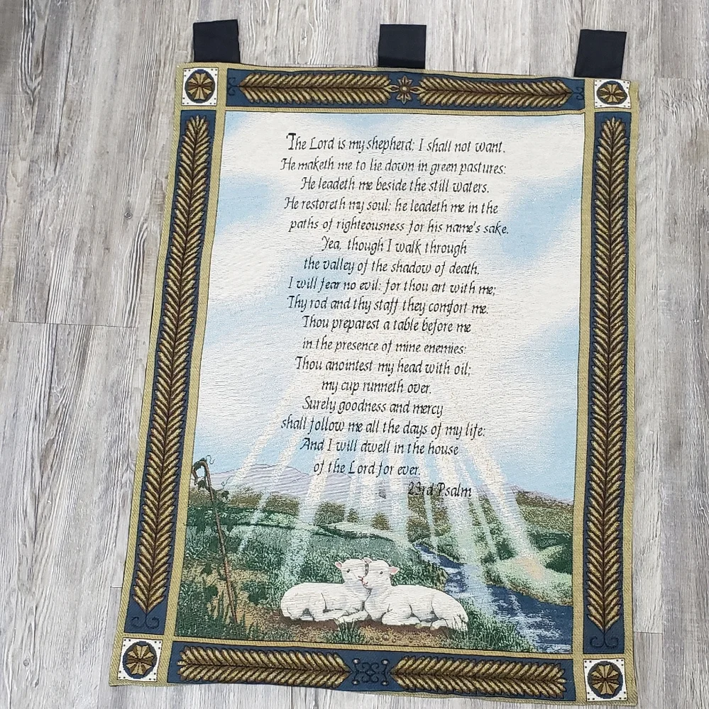 23rd Psalm Wall Hanging Inspirational Collection